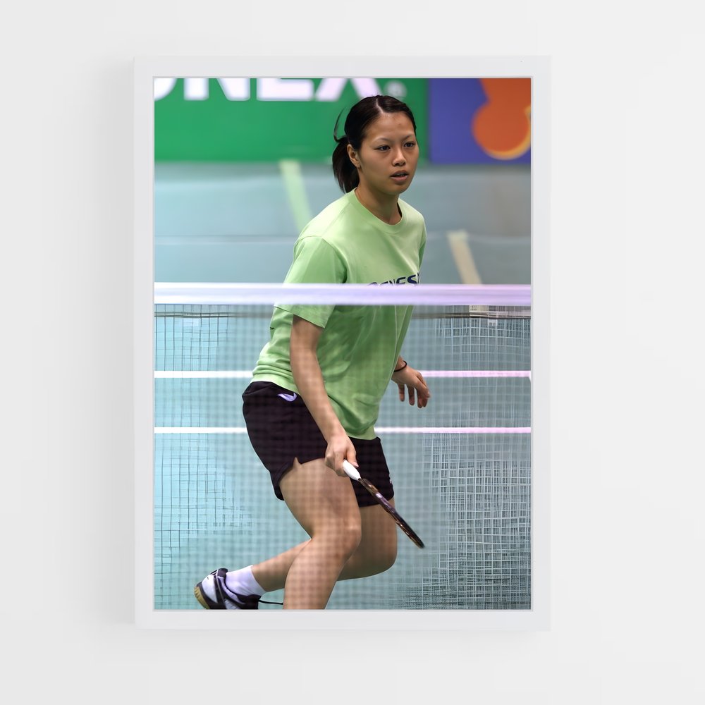 Poster Yuki fukushima dehors – affiche Badminton (vue 3)